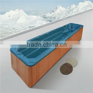 Monalisa 12 Person Hot Tub Swimming Pool Outdoor Used Fiberglass Swim Spa Pool M-3326 thumbnail-1