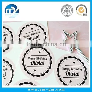 Custom Happy Birthday Sticker Label thumbnail-1