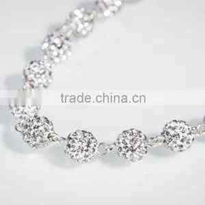 Crystal Ball 925 Sterling Silver Neckalce in Stock thumbnail-1