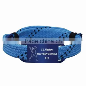 Wholesale Cheap Rope Lace Bracelet / Health Bracelet / Sports Printed Wristband thumbnail-2