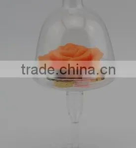 Colored Wholesale Tableware PS Plastic Tableware 2 Pcs Clear Goblet Cup thumbnail-2