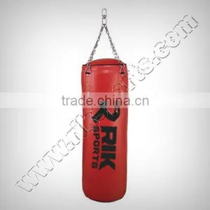 Punching Bag Made of Split Leather Outer Shell With Heavy Cotton Lining thumbnail-1