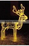 Christmas Lights Drape LED Magic Colour Christmas Lights for Outdoor Project/LED 3D Motif Christmas Deer Snowman thumbnail-1