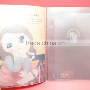 Lovely Girl Design A4 Plastic pp Folding Foldable File Folder l Shape File Folder Plastic Expandable File Folders With Pocket thumbnail-6