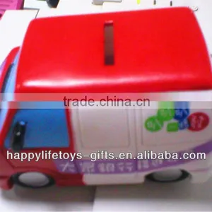 Custom Plastic Car Shaped Money Bank thumbnail-1