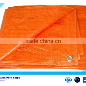6'X8' STANDARD DUTY TARP ORANGE Poly Tarps,Orange Poly Tarpaulin,PE Orange Tarpaulin thumbnail-1