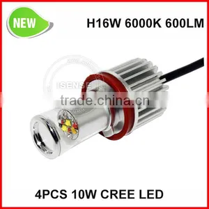 H16 TYPE 2 6000K 10W Pack of 2 BULBS YELLOW FOG LIGHT LAMP H16 Auto Led Fog Lights thumbnail-2
