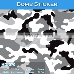 HD-069 Sticker Bomb Air Free Color Changing Car Vinyl Sicker thumbnail-2