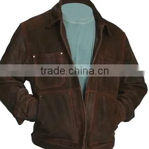 Nice Collar Suede Jacket thumbnail-1