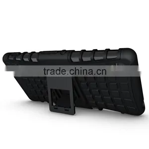 Dual Layer Tough Rugged Kickstand Hybrid Heavy Duty Armor Shockproof Case For Sony Z3 thumbnail-5