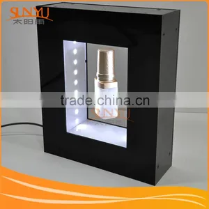7*9 Inch Cube Shape Black Magnetic Levitation Display thumbnail-1