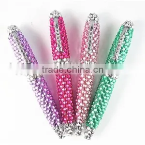 2015 New Style Cute Ball Pen Metal Mini Crystal Pen thumbnail-2