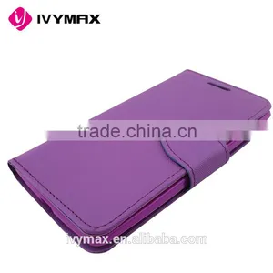 China Guangzhou Wholesale PU Leather Flip Folio Book Style Card Slots Kickstand Wallet Phone Case for LG G Stylo/ LS770/H634 thumbnail-6