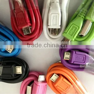 8 Colors Micro USB Cable For Mobile Phone Samsung Galaxy thumbnail-1