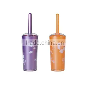 Flower Toilet Brush With Decorative Toilet Brush Holder Flush Toilet Brush thumbnail-1
