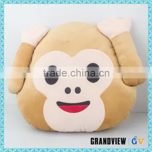 Wholesale Cute Monkey Animal Shape Emoji Pillow With Low Price thumbnail-1