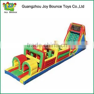 2015 Cheap Outdoor Inflatable Obstacle Course Bouncer for Kids Paly or Rental thumbnail-1