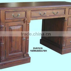 Premium Quality New Classical Antique Nature Wooden Study Table Designs thumbnail-2