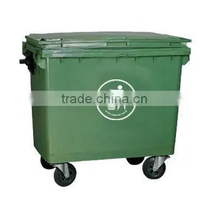 Outdoor 660liter Garbage Bin With 4 Wheels thumbnail-3
