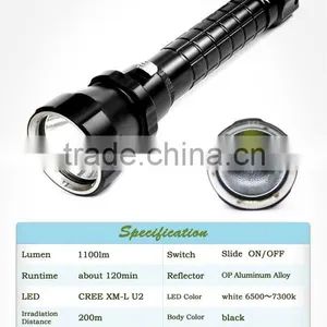 CREE XM-U2 LED 1200LUMEN HI-MAX DIVING FLASHLIGHT Canister Diving Light thumbnail-1