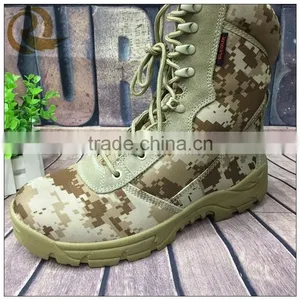 China Fashion Men Dress Waterproof Camouflage Military Tactical Boots Shoes thumbnail-1
