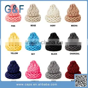 Korean Style Thick Yarn Loopy Cap thumbnail-1