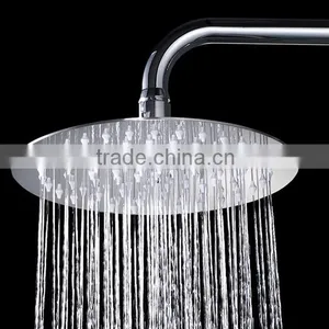 Ultra Thin Stainless Steel Water Saving Rain Shower Head thumbnail-2