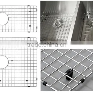 (70/30) Undermount Stainless Steel Handmade Kitchen Sink With Double Dowl Kitchen Sink Faucets thumbnail-5