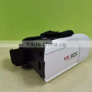 3D VR Box Virtual Reality Headset Adjust Cardboard ABS and Spherical Resin Lens for Iphone Lens thumbnail-3