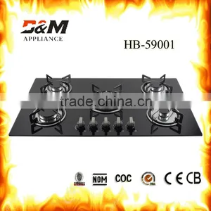 Tempered Glass Built-in 5burner Gas Stove thumbnail-5