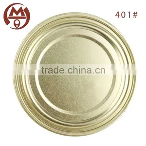 401# Tinplate Bottom Lid for Milk Powder Can thumbnail-1