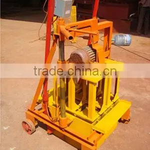 QMR2-45 Mobile Brick Making Machine Concrete Hollow Block Molding Machine for Small Scale Business thumbnail-1