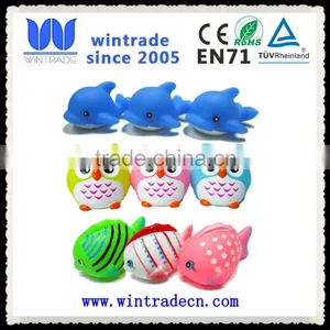 Eco-friendly Plastic Babies Bath Toy Bright Color Flashing Owl thumbnail-3