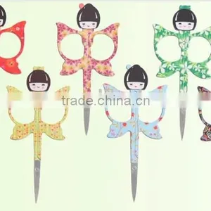 MNJ-004 Stainless Steel Girl Shape Beauty Girl Scissor thumbnail-1
