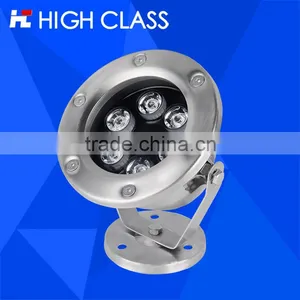 High Class Waterproof IP68 AC12V/24V 3W LED Underwater Light Water Landscape Lamp Fountain Swimming Pool Fish Aquarium Lighting thumbnail-1