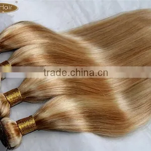 Fast Shipping Cheap Hair Extension Unprocessed Two Tone Human Hair Weave thumbnail-4