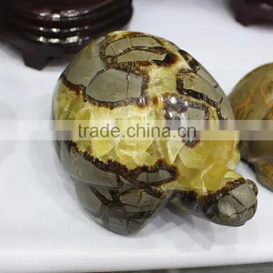 Hand Carved Large Dragon Septarian Gemstone Tortoises thumbnail-1
