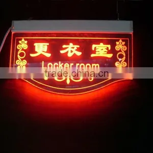 Popular Promotional Led Laser Engraving Acrylic Led Sign thumbnail-1