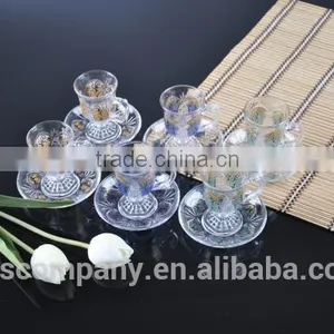 6PCS Set Glass Tea Mug With Holder thumbnail-1