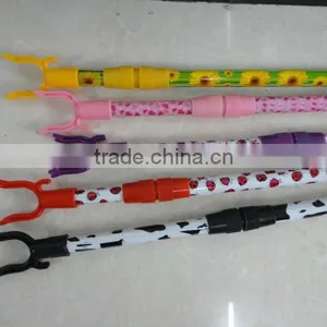 Telescopic Metal Handle With Colorful PVC Coated Cloth Hanger Fork thumbnail-1