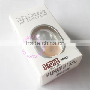 FreshTone Super Naturals 1 Tone Bronze Very Light Korea Soft Color Contact Lens Wholesale thumbnail-1