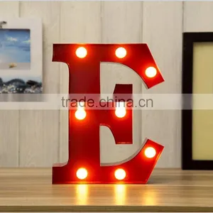 Decorative Plastic and Wood Letters Led Sign thumbnail-1