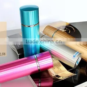 2014 Popular Lady Flask Stainless Steel Lovely Glitter Paint Vacuum Bottle Slim Unique Design Thermos Girls Favourtie thumbnail-2