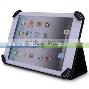 Black Universal Book Style Cover Case With Built-in Stand [Accord Series] for Kindle Fire HD 7'' Tablet thumbnail-1