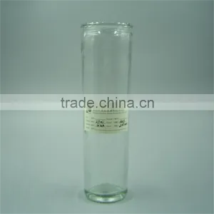 315ml Clear Straight Side Cylinder Glass Vase With Sawtooth Rim thumbnail-1