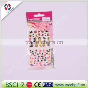 New Arrived Wholesale Elegant Fancy Customized Craft Ecofriendly Quality Bueaty Temporary Nail Decal thumbnail-2