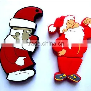 Wholesale Christmas Father Popular Cartoon Character USB Flash Drive,Custom Memory Stick Free Logo Mock Up Free Sample thumbnail-4