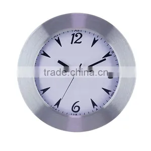 30CM Round Shape Aluminium Frame Wall Clock thumbnail-1