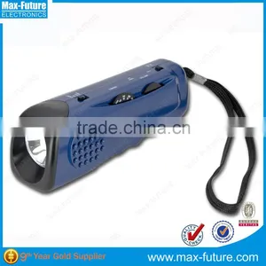 Multifunctional Portable Radio Charger/Hand Crank FM Radio Torch/Siren Radio thumbnail-1