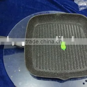 28cm Cast Square Grill Pan With Lips thumbnail-1